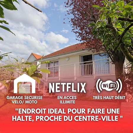 Proche Centre, Gare, Parc, Parking By Maison Bonhage 쇼몽 외부 사진