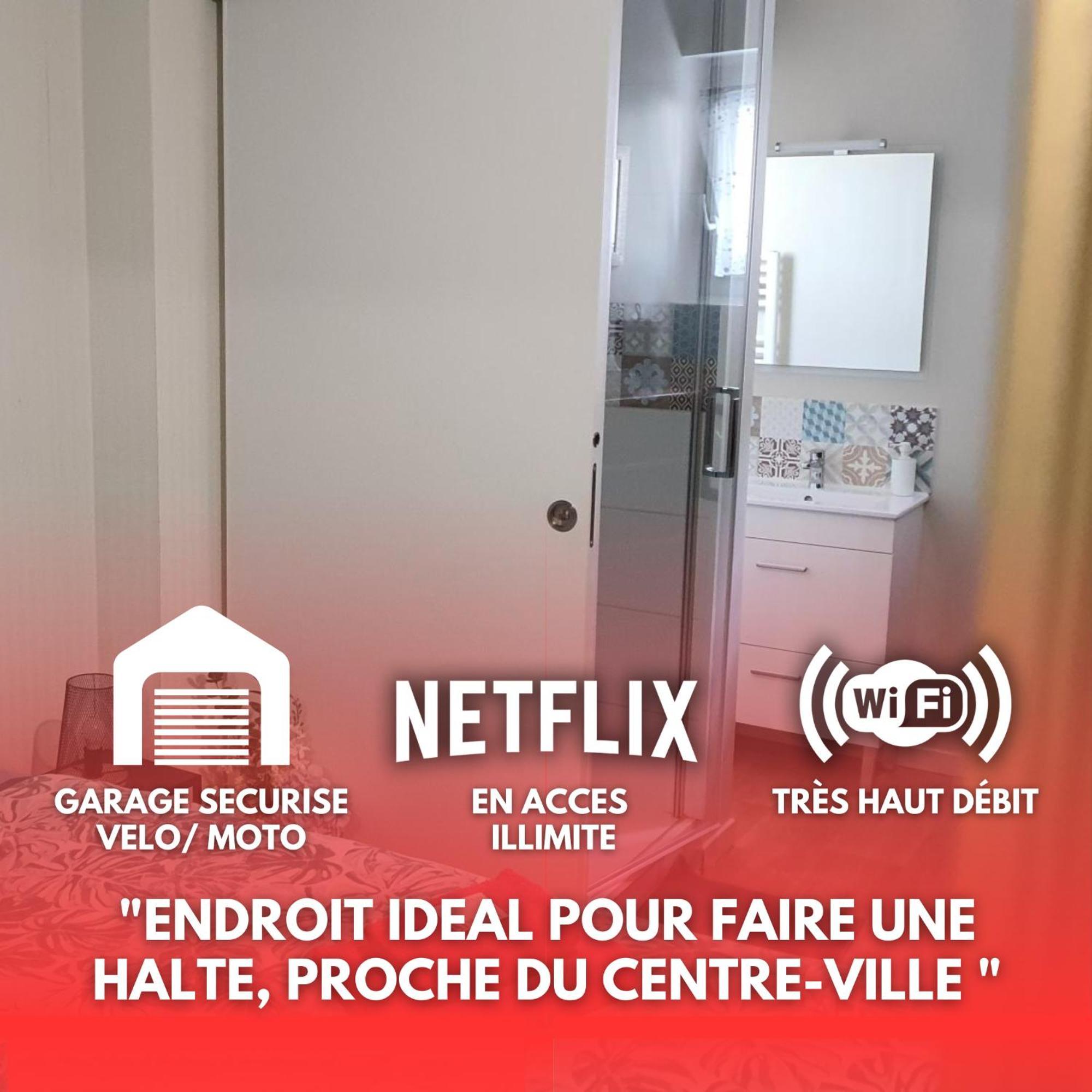 Proche Centre, Gare, Parc, Parking By Maison Bonhage 쇼몽 외부 사진