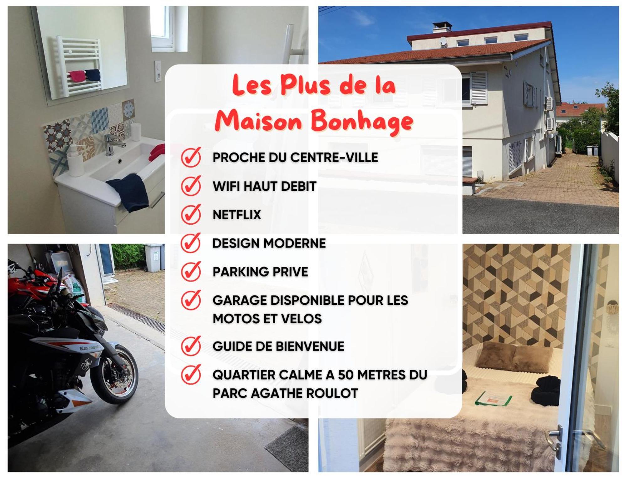 Proche Centre, Gare, Parc, Parking By Maison Bonhage 쇼몽 외부 사진