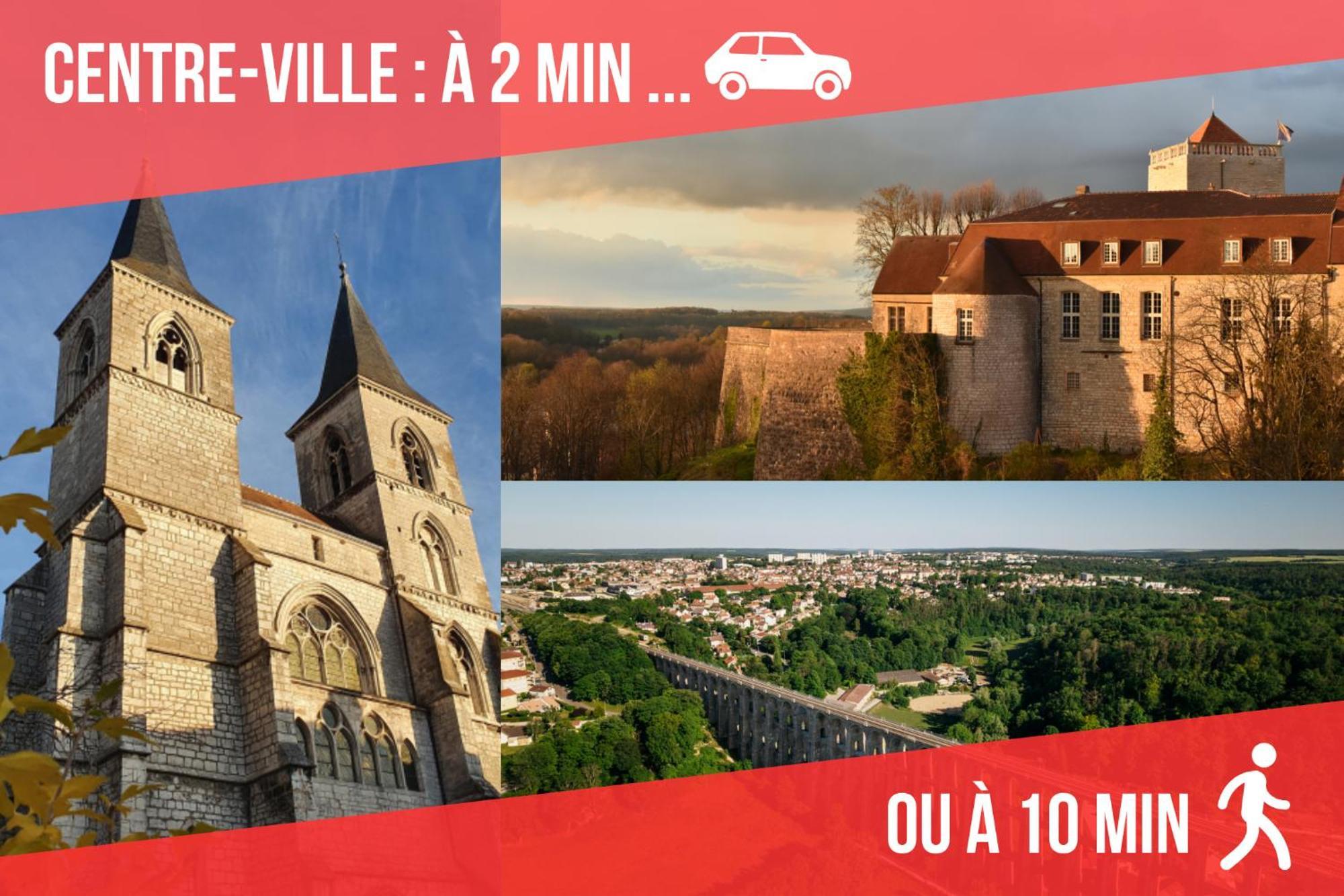 Proche Centre, Gare, Parc, Parking By Maison Bonhage 쇼몽 외부 사진